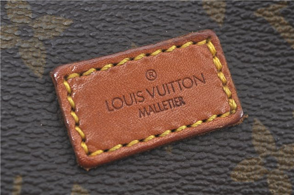 Auth LOUIS VUITTON Monogram Saumur 35 Shoulder Cross Body Bag M42254 LV H7722