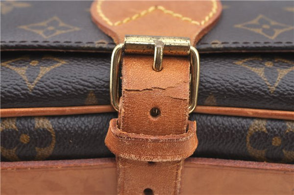 Auth LOUIS VUITTON Monogram Cartouchiere GM Shoulder Cross Bag M51252 LV H7725