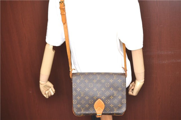 Auth LOUIS VUITTON Monogram Cartouchiere GM Shoulder Cross Bag M51252 LV H7725