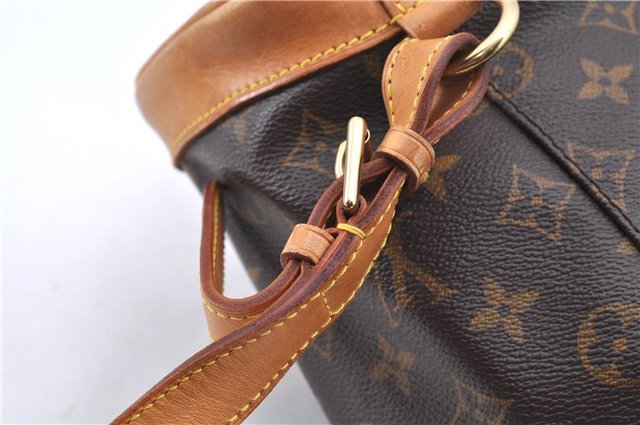 Authentic LOUIS VUITTON Monogram Montsouris MM Backpack M51136 LV H7726