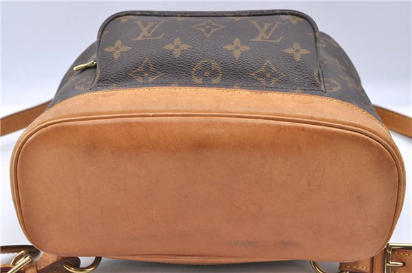 Authentic LOUIS VUITTON Monogram Montsouris MM Backpack M51136 LV H7726