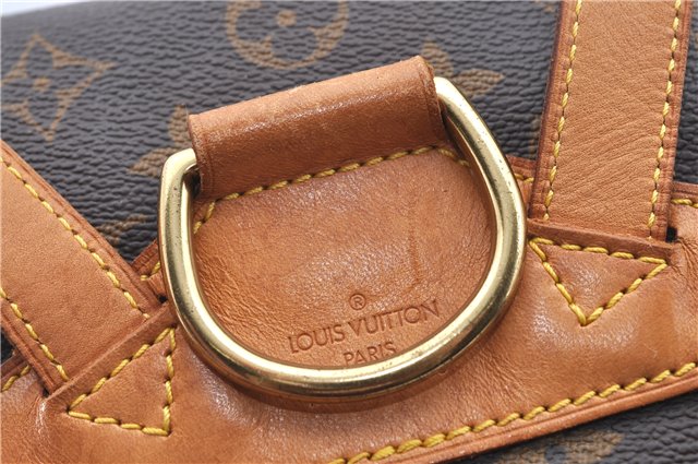 Authentic LOUIS VUITTON Monogram Montsouris MM Backpack M51136 LV H7726