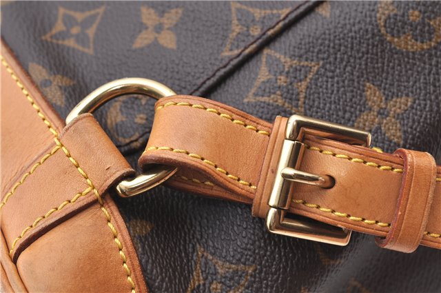 Authentic LOUIS VUITTON Monogram Montsouris MM Backpack M51136 LV H7726