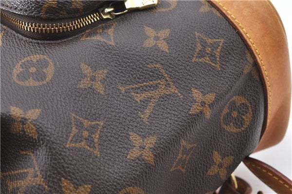 Authentic LOUIS VUITTON Monogram Montsouris MM Backpack M51136 LV H7726