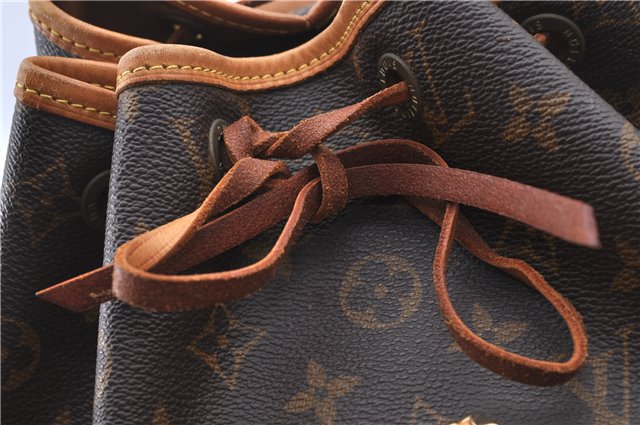 Authentic LOUIS VUITTON Monogram Montsouris MM Backpack M51136 LV H7726