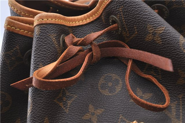 Authentic LOUIS VUITTON Monogram Montsouris MM Backpack M51136 LV H7726