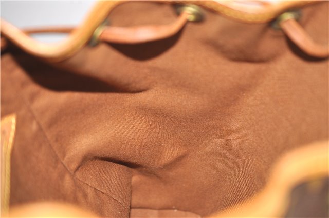 Authentic LOUIS VUITTON Monogram Montsouris MM Backpack M51136 LV H7726