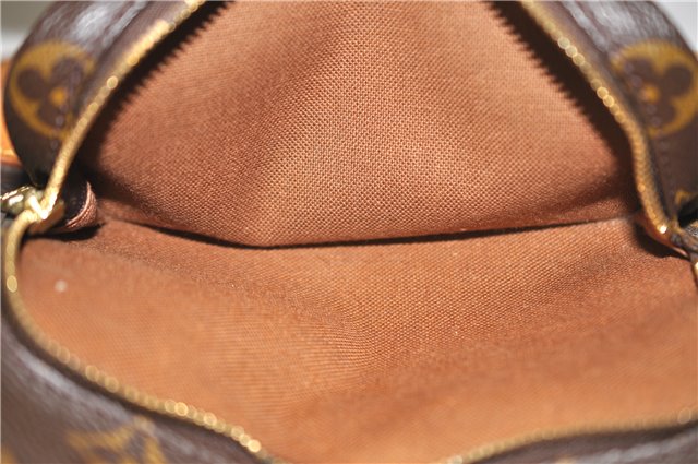 Authentic LOUIS VUITTON Monogram Montsouris MM Backpack M51136 LV H7726