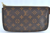 Authentic Louis Vuitton Monogram Pochette Accessoires Pouch M51980 LV H7727