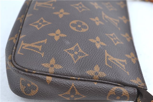 Authentic Louis Vuitton Monogram Pochette Accessoires Pouch M51980 LV H7727