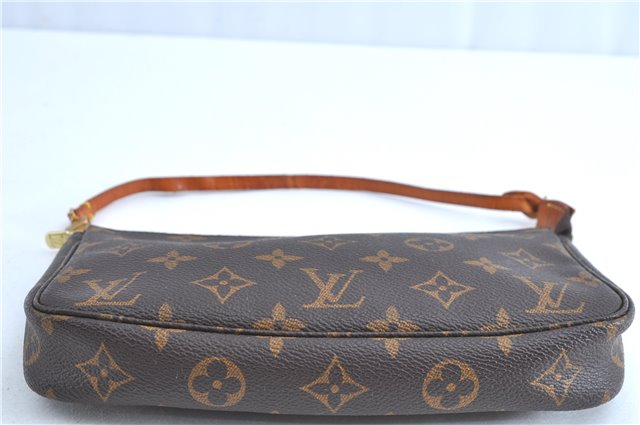 Authentic Louis Vuitton Monogram Pochette Accessoires Pouch M51980 LV H7727