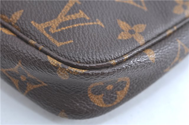 Authentic Louis Vuitton Monogram Pochette Accessoires Pouch M51980 LV H7727