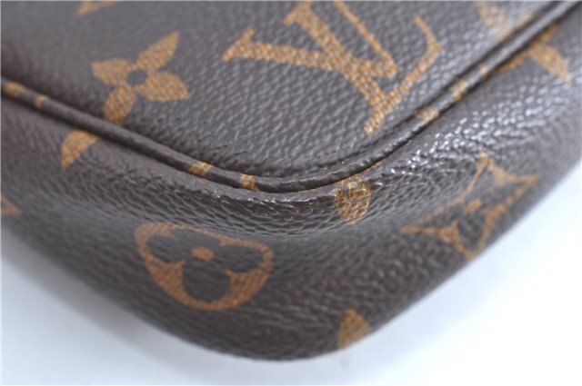 Authentic Louis Vuitton Monogram Pochette Accessoires Pouch M51980 LV H7727