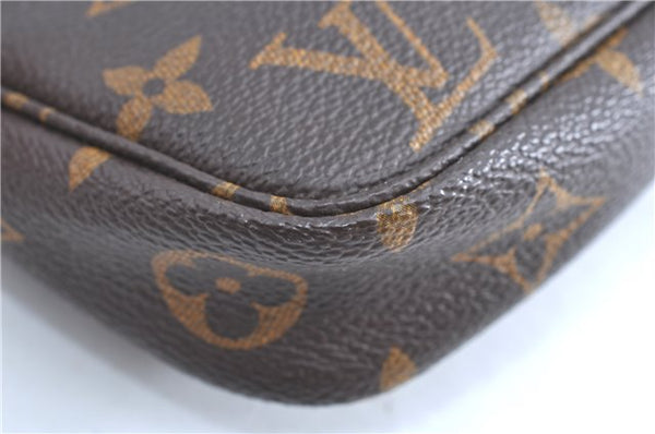 Authentic Louis Vuitton Monogram Pochette Accessoires Pouch M51980 LV H7727
