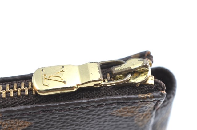 Authentic Louis Vuitton Monogram Pochette Accessoires Pouch M51980 LV H7727