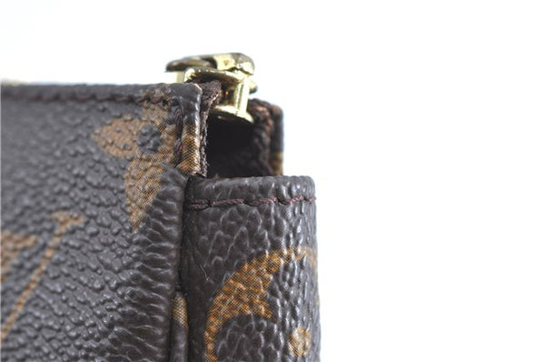 Authentic Louis Vuitton Monogram Pochette Accessoires Pouch M51980 LV H7727