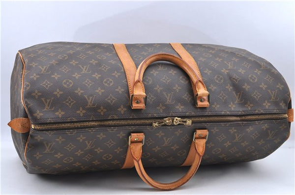 Authentic LOUIS VUITTON Monogram Keepall 55 Boston Bag M41424 LV H7728