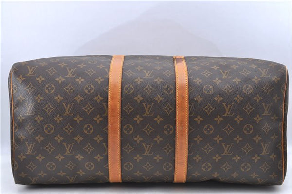 Authentic LOUIS VUITTON Monogram Keepall 55 Boston Bag M41424 LV H7728