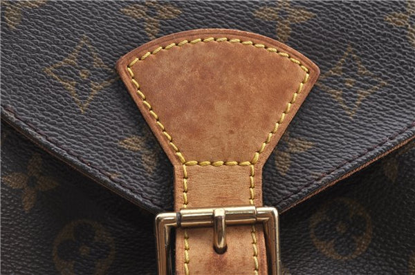 Authentic LOUIS VUITTON Monogram Montsouris GM Backpack M51135 LV H7730