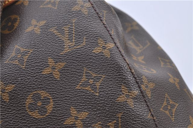 Authentic LOUIS VUITTON Monogram Montsouris GM Backpack M51135 LV H7730