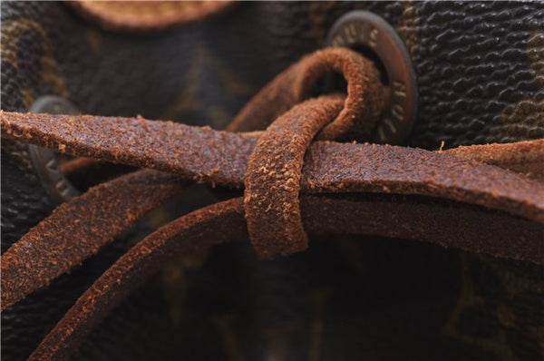 Authentic LOUIS VUITTON Monogram Montsouris GM Backpack M51135 LV H7730