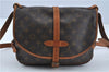 Auth LOUIS VUITTON Monogram Saumur 30 Shoulder Cross Body Bag M42256 LV H7738