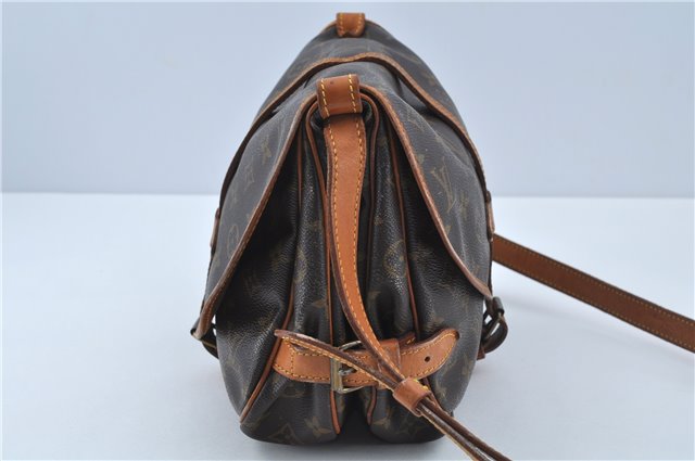 Auth LOUIS VUITTON Monogram Saumur 30 Shoulder Cross Body Bag M42256 LV H7738