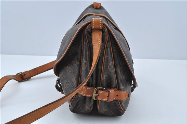 Auth LOUIS VUITTON Monogram Saumur 30 Shoulder Cross Body Bag M42256 LV H7738