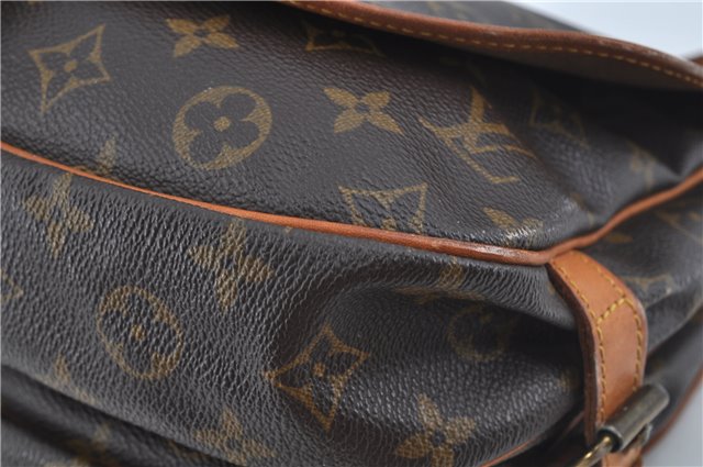 Auth LOUIS VUITTON Monogram Saumur 30 Shoulder Cross Body Bag M42256 LV H7738