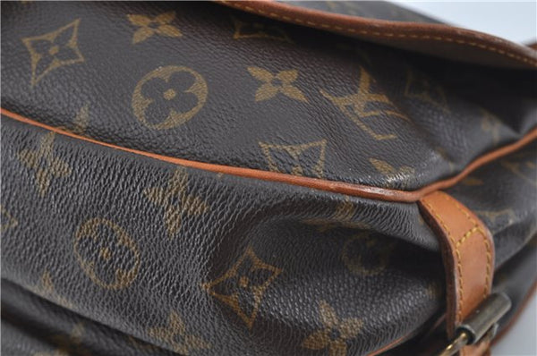 Auth LOUIS VUITTON Monogram Saumur 30 Shoulder Cross Body Bag M42256 LV H7738