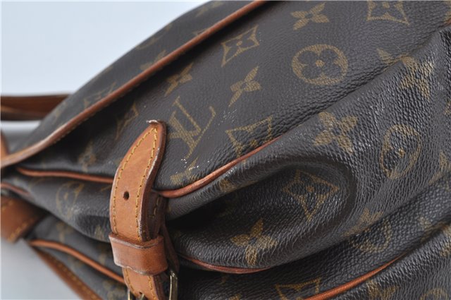 Auth LOUIS VUITTON Monogram Saumur 30 Shoulder Cross Body Bag M42256 LV H7738