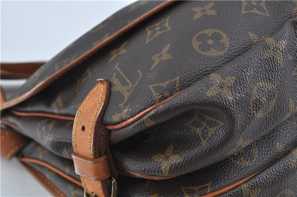 Auth LOUIS VUITTON Monogram Saumur 30 Shoulder Cross Body Bag M42256 LV H7738