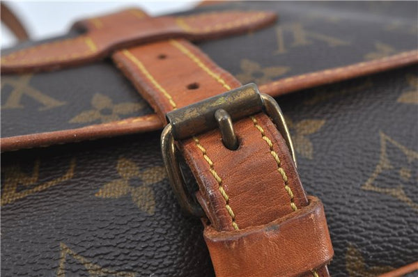 Auth LOUIS VUITTON Monogram Saumur 30 Shoulder Cross Body Bag M42256 LV H7738