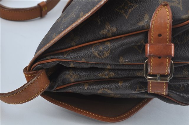 Auth LOUIS VUITTON Monogram Saumur 30 Shoulder Cross Body Bag M42256 LV H7738