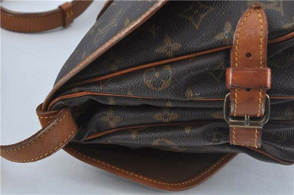 Auth LOUIS VUITTON Monogram Saumur 30 Shoulder Cross Body Bag M42256 LV H7738