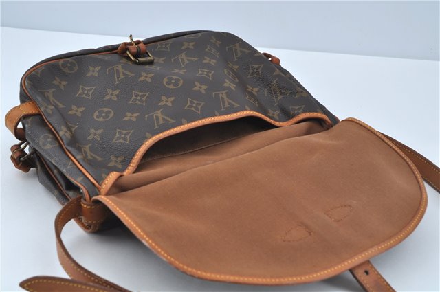 Auth LOUIS VUITTON Monogram Saumur 30 Shoulder Cross Body Bag M42256 LV H7738