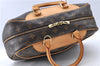 Authentic LOUIS VUITTON Monogram Deauville Hand Bag M47270 LV H7739