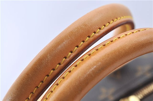 Authentic LOUIS VUITTON Monogram Deauville Hand Bag M47270 LV H7739