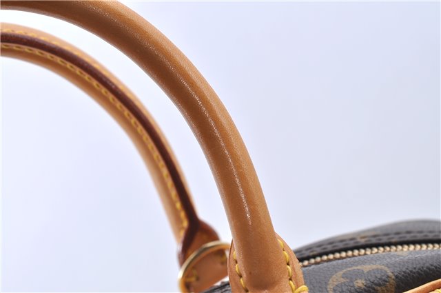 Authentic LOUIS VUITTON Monogram Deauville Hand Bag M47270 LV H7739