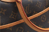 Authentic LOUIS VUITTON Monogram Deauville Hand Bag M47270 LV H7739