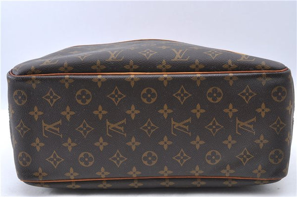 Authentic LOUIS VUITTON Monogram Deauville Hand Bag M47270 LV H7739