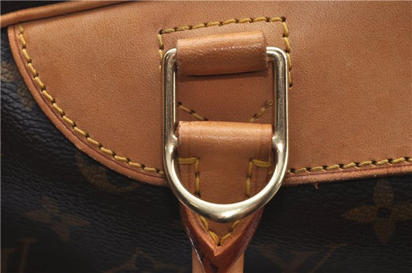 Authentic LOUIS VUITTON Monogram Deauville Hand Bag M47270 LV H7739