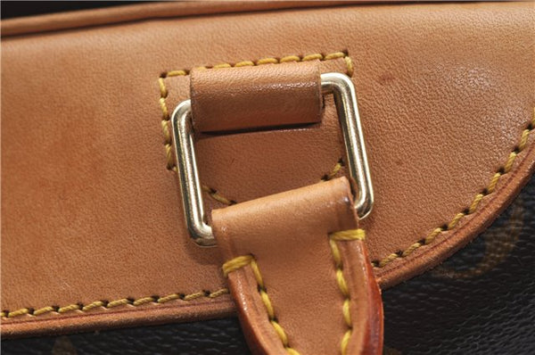 Authentic LOUIS VUITTON Monogram Deauville Hand Bag M47270 LV H7739