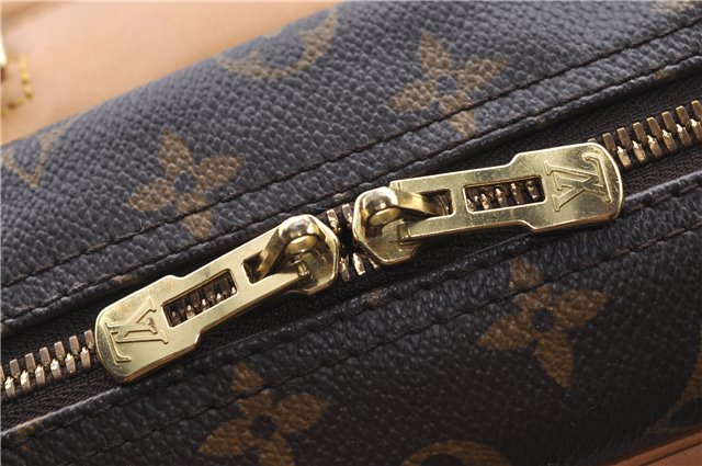 Authentic LOUIS VUITTON Monogram Deauville Hand Bag M47270 LV H7739