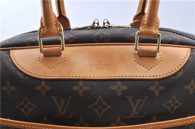 Authentic LOUIS VUITTON Monogram Deauville Hand Bag M47270 LV H7739