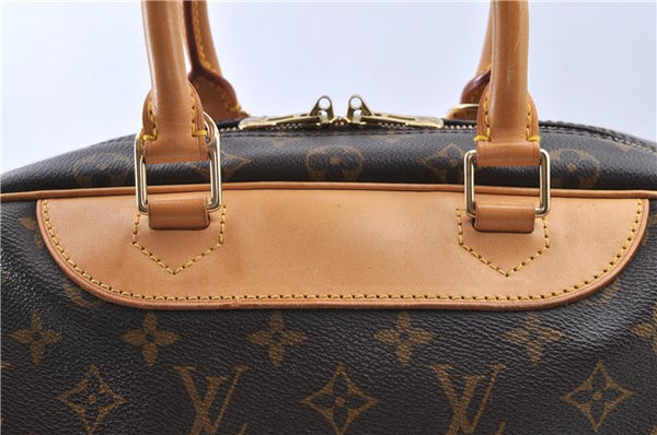 Authentic LOUIS VUITTON Monogram Deauville Hand Bag M47270 LV H7739