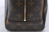 Authentic LOUIS VUITTON Monogram Deauville Hand Bag M47270 LV H7739