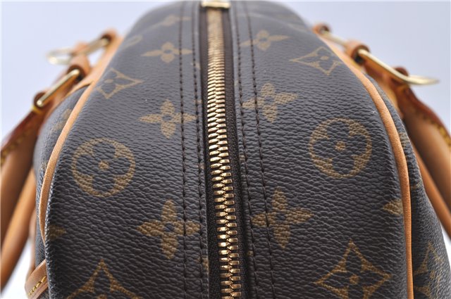 Authentic LOUIS VUITTON Monogram Deauville Hand Bag M47270 LV H7739