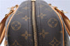 Authentic LOUIS VUITTON Monogram Deauville Hand Bag M47270 LV H7739