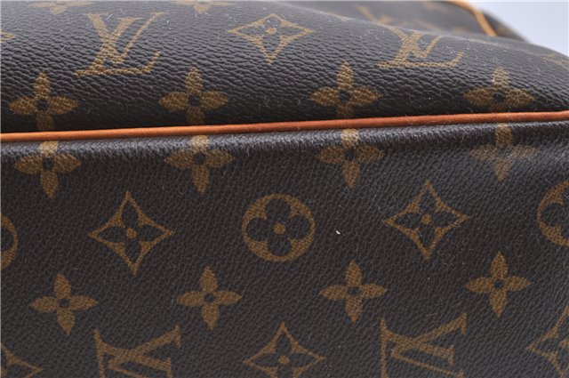 Authentic LOUIS VUITTON Monogram Deauville Hand Bag M47270 LV H7739